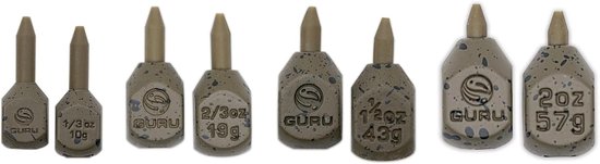 Inline Lood - Visserij Loodjes - Vissen - Rolbestendig Ontwerp - 10 Gram - Bruin van Merkloos