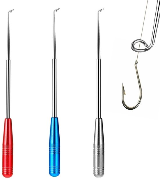 Inovra - Vissen uitshaken, 2024 verbeterde vishaken, snelverwijderaar, 3 stuks, groot formaat, roestvrij staal, haakverwijderaar, vissen, draagbare hakverwijderaar voor kleine en grote vishaken