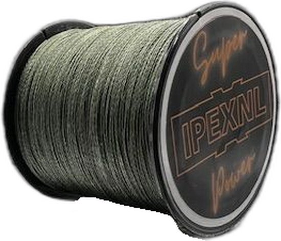 IPEXNL Super power 2 PE gevlochten super vislijn groen - 31.8kg - 0.45 mm van 300 meter type 7 van IPEXNL