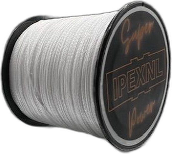 IPEXNL Super power 2 PE gevlochten super vislijn wit - 18.1kg - 0.33 mm van 300 meter type 4 van IPEXNL