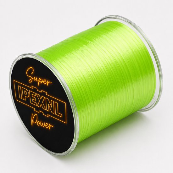 IPEXNL Super Power Nylon Vislijn 500m – Geel – 0.40mm – Trekkracht 15.5kg – Sterke Visdraad voor Zoet- en Zoutwater