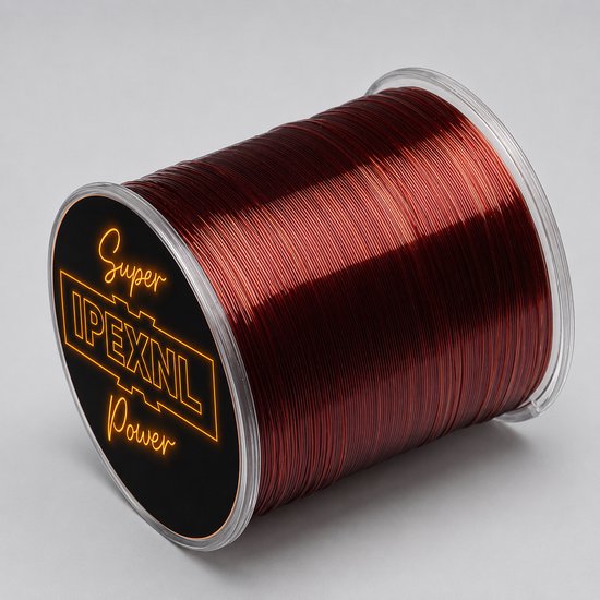 IPEXNL Super Power Nylon Vislijn 500m – Rood – 0.32mm – Trekkracht 10.5kg – Sterke Visdraad voor Zoet- en Zoutwater