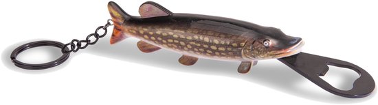 Iron Claw Beauty Pike Flesopener Sleutelhanger - Vis accessoire van Merkloos
