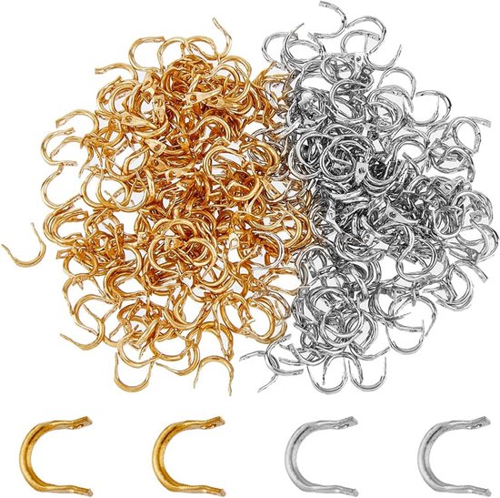 Iron Fishing Spinner Clevis - Easy Spin Clevises - Spinnerbait Parts - U-shaped Fishing Spoon - Lure Making - Fishing Spinnerbait Accessory
