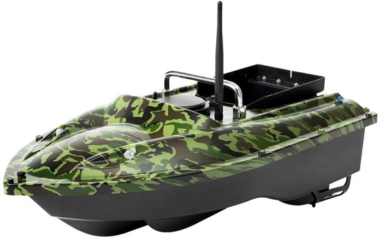 JAQZY Voerboot - 500m Bereik - 1,5 kg Laadcapaciteit - LED-Verlichting - Krachtige Motor - Oplaadbare Batterij - Afstandsbediening