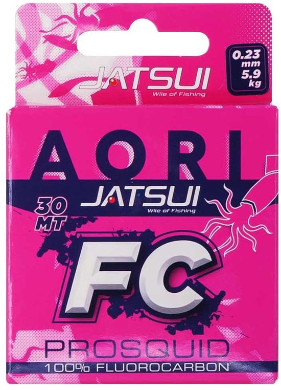 Jatsui Aori Fc Pro Squid Flurocarbon 30 M Roze 0.300 mm