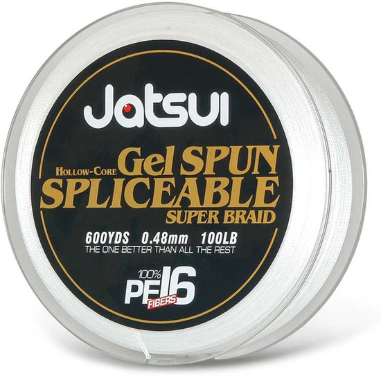 Jatsui Hollow Core 550 M Gevlochten Vislijn Transparant 0.480 mm