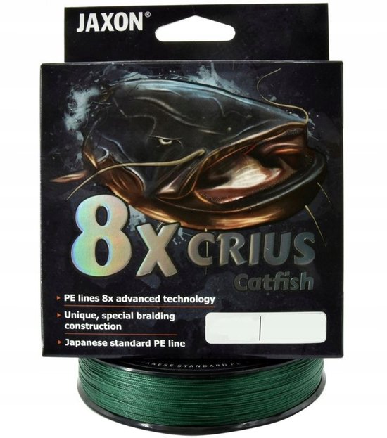 Jaxon Crius 8X Meerval Groene Vislijn - 300m / 0,37mm / 50kg