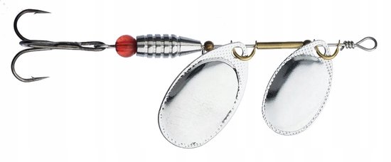 Jaxon Dubbele Spinner nr. 3 voor Snoek - Visgerei van Merkloos