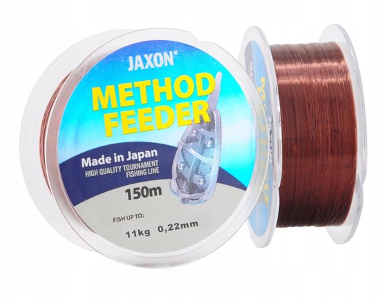 Jaxon Method Feeder Vislijn 0.22mm 11kg 150m Donkerbruin van Merkloos