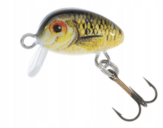 Jaxon Micron Wobbler 2cm - Langzaam Zinkend, Effectief voor Kleine Roofvis