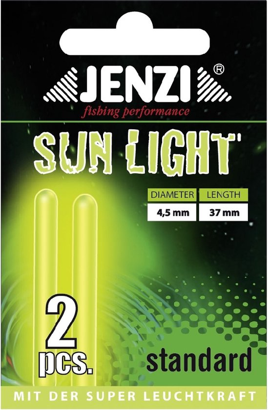 Jenzi breeklichtjes | standaard maat 4.5 x 37 | groen geel | 2 stuks van Jenzi