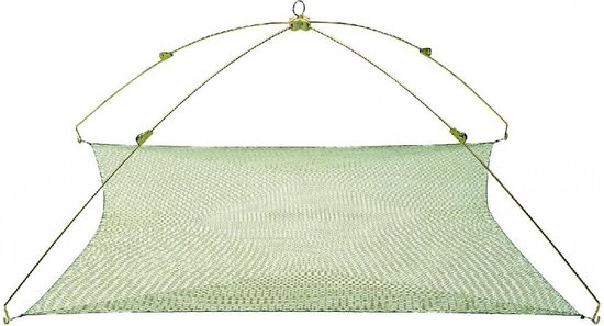 Jenzi - Kruisnet - 100 x 100 cm - Groen van Jenzi