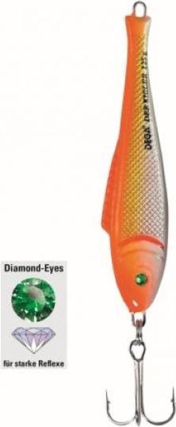 Jenzi Pilker "Oranje Killer" - 100 gram - oranje - crystal eye van Merkloos