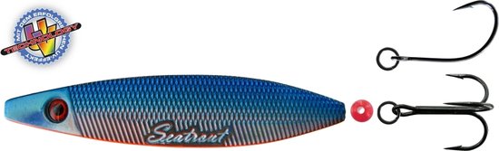 Jenzi Seatrout III inliner lepel - 21 gram - Blauw-rood van Jenzi