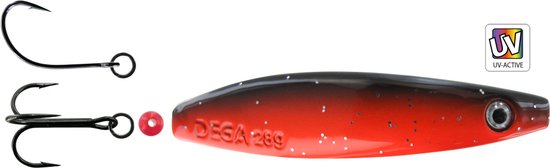 Jenzi Seatrout IV inliner lepel 18 gram - rood-zwart van Jenzi