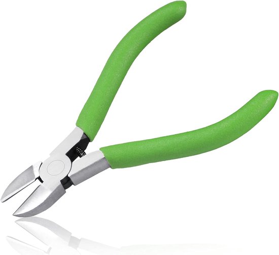 Jewelry Beads Tools - Mini Side Flush Cutters - Small Needle Plier - Micro Lineman's Plier - Long Nose Pliers - Bent Nose Pliers - Flat Nose Pliers - Diagonal Pliers - Kleine Groen van Merkloos