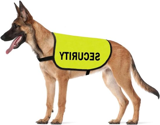 JGS Premium - Security Hondenjas Vest Bewaker Hondenbeveiligingsjas Vest Waarschuwingsvest (Grote honden) van JGS