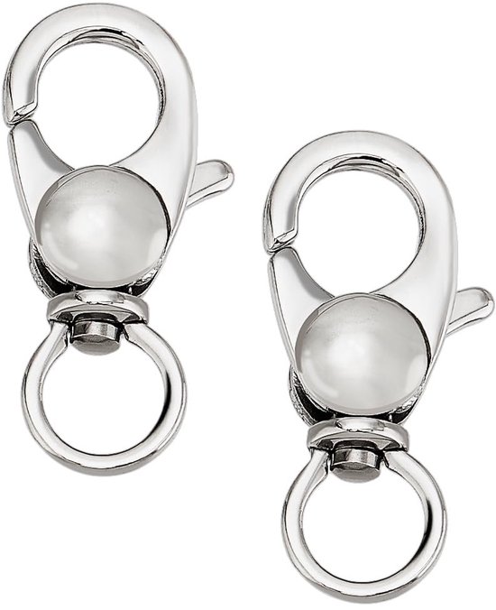 Jhubersproducts - Swivel Lobster Claw Clasps - Trigger Snap Hooks - 360 graden draaibaar - Voor Sleutelhangers - 2Pcs