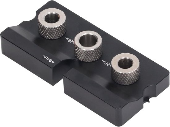 Jig Hout Dowelling Jig Boor Gids 2 in 1 8mm 10mm Perforator Locator Timmerwerk Tool Professionele Accessoires