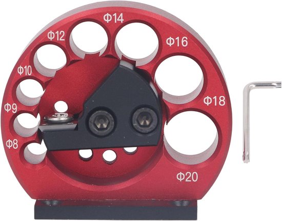 Jig Kit, 8 Gaten Hardmetalen Inzetstukken Deuvelmaker, 8Mm Tot 20Mm Verstelbare Pluggensnijder Elektrische Boor Freespen Ronde Staaf Hulpgereedschap voor Houtbewerking