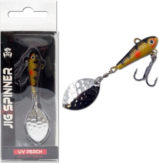 Jig Spinner Spinnerbaits 10g voor Baars en Roofvis - Zinkend Kunstaas met Sterke Trillingen