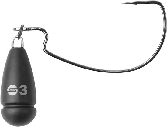 Jika jig jighaak 1/0 - 3 g - roestvrijstaal - ideaal voor freestyle vissen - m-winkel