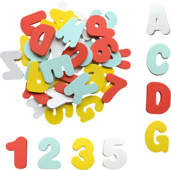 Jobber Waterspeelgoed - Badspeelgoed - Plakletters - Badletters van Jobber