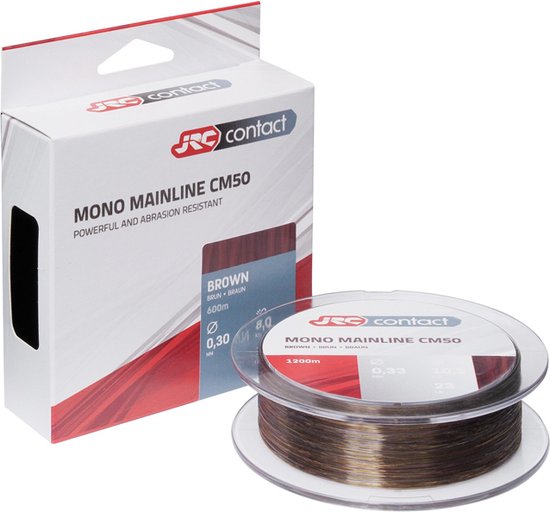 JRC JRC CONTACT CM50 600m 0.28mm Brown | Nylon vislijn van JRC