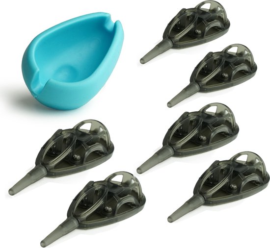 JVS Method Feeder Korven set met Mould S - Voerkorven set met Mal - Method Vissen - 7 Delig - Feedervissen van Merkloos