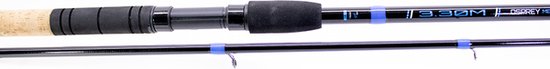 JVS Osprey Method Feeder - 11ft - Feederhengel - 2 Toppen - Kurk Handvat - Werphengel - Zwart van Merkloos