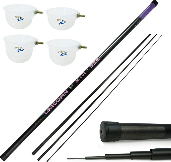 JVS Unicorn Set - Pack incl Topkits - Vaste hengel Set 9.5m - Topkit 3 delig - Cupping kit