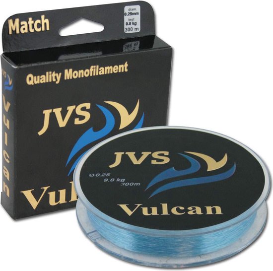 JVS Vulcan - Nylon Vislijn - 0.16mm - 300m - Transparant - Nylon Draad van Merkloos
