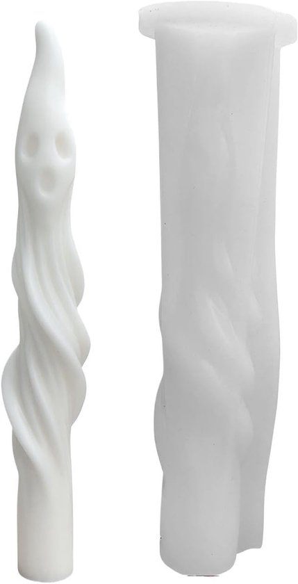 Kaarsenmal 3D Siliconen Spiraal Spookmal