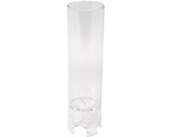 Kaarsgietvorm, rond, cilindrisch, met klokpunt, hoogte 12 cm, 4 cm diameter, gietvorm voor was, wasgietvorm, kaarsen gieten, 3116700