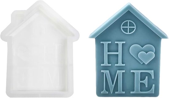 Kaarsvorm zeepvorm epoxyhars vormen huisvorm huis siliconen vorm voor sojawas kaarsen, zeep, gips, handwerk