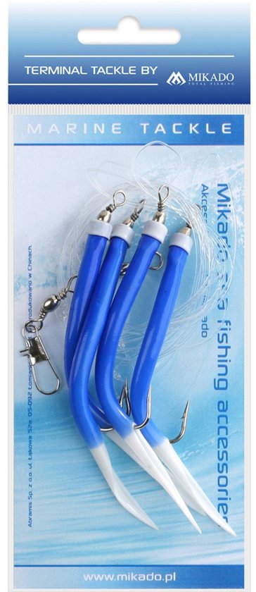 Kabeljauw Onderlijn 4/0 – Gummi Makk – Mikado Blauw
