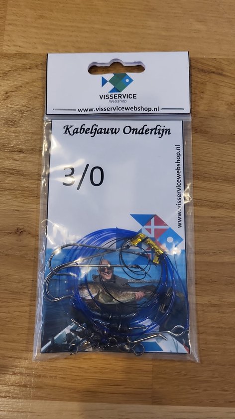 Kabeljauw Onderlijn - Haakmaat 3/0 - Visservice - Zeevissen