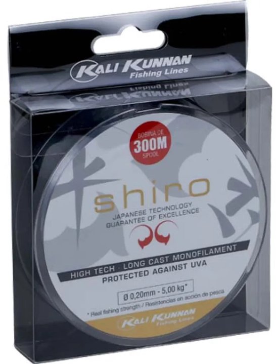 Kali Kunnan Shiro Monofilament 300 M Transparant 0.600 mm van Kali Kunnan