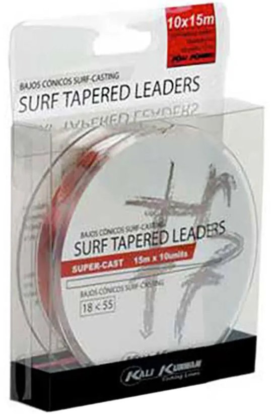 Kali Kunnan Surf 15 M Taps Toelopende Onderlijn Veelkleurig 0.160-0.520 mm