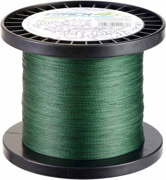Kali Kunnan Track 4x Gevlochten Vislijn 1500 M Groen 0.300 mm van Kali Kunnan