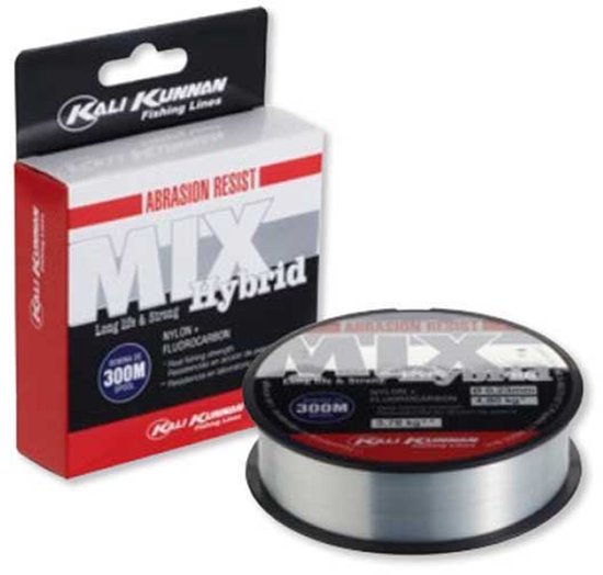Kali Mix Hybrid 300 M Monofilament Zilver 0.330 mm van Kali