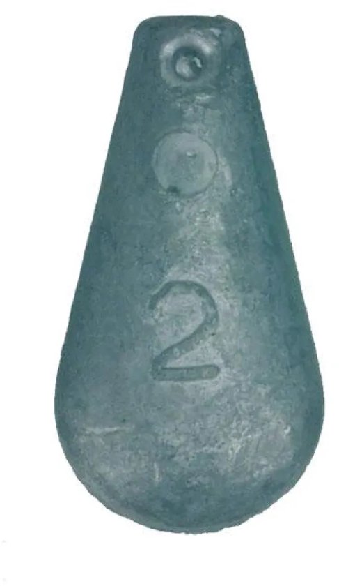Kali Pear Druppel Lood Grijs 125 g van Kali