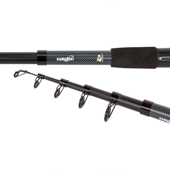 Kamasaki Super Tele Bodemvissen Hengel Zilver 2.70 m van Merkloos