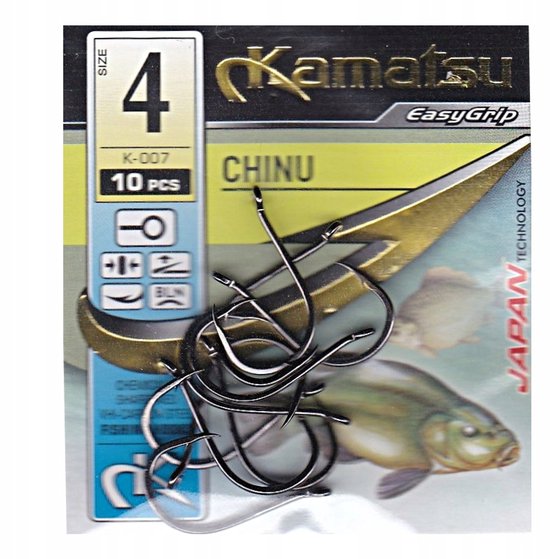 Kamatsu Chinu Zwarte Heek - Maat 4 - 10 Stuks van Kamatsu