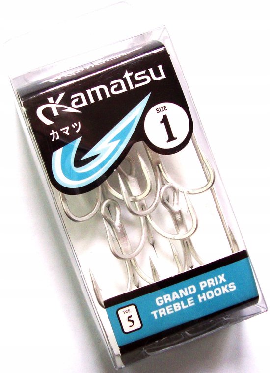 Kamatsu Grand Prix drietandhaak maat 1 - 5 stuks van Kamatsu