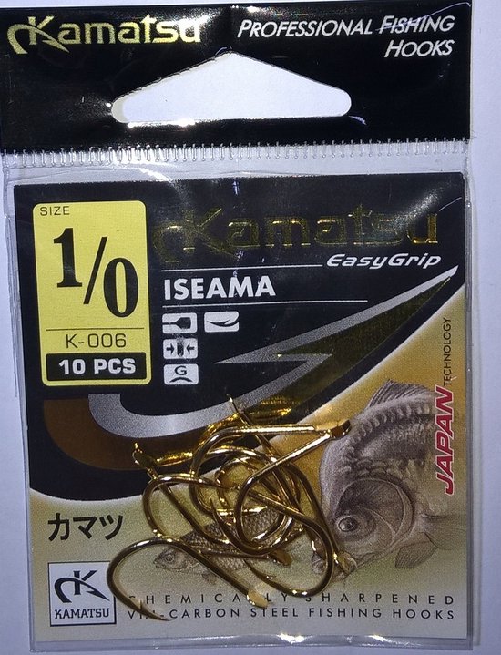 Kamatsu ISEAMA K-006 GOLD Haak met Schoudertje - Maat 1/0 van Kamatsu