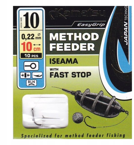 Kamatsu ISEAMA Method Feeder Haken - Maat 10 (10 stuks)