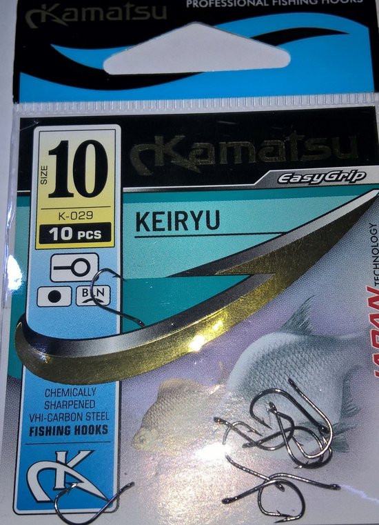 Kamatsu Keiryu K-029 Haken, Oog, Maat 10, BLN van Kamatsu