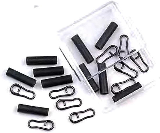 Karpermontage hengelset 10 stuks - multi clips - eenvoudig te vervangen lood en rigs - ideaal voor karpervissen - ServiceTopper